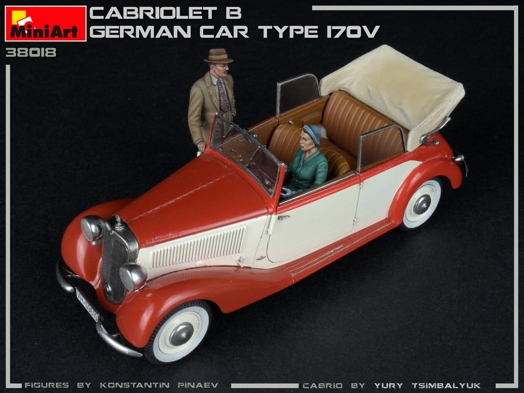 Zdjęcie dodatkowe produktu Cabriolet B German Car Type 170v 1:35 MiniArt 38018