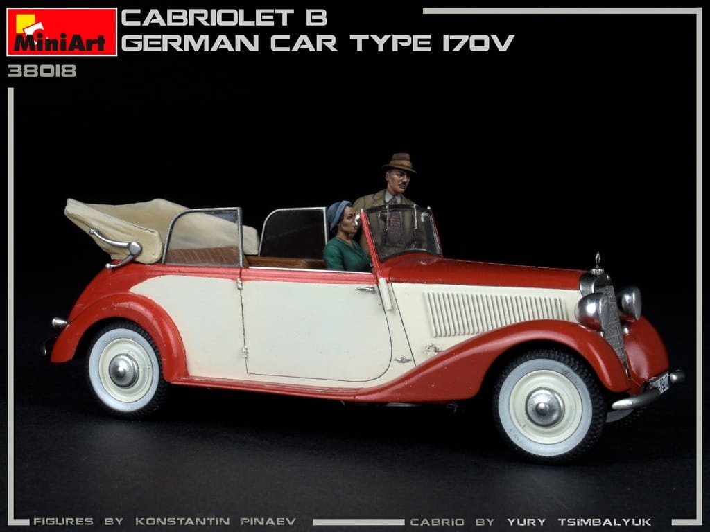 Zdjęcie dodatkowe produktu Cabriolet B German Car Type 170v 1:35 MiniArt 38018