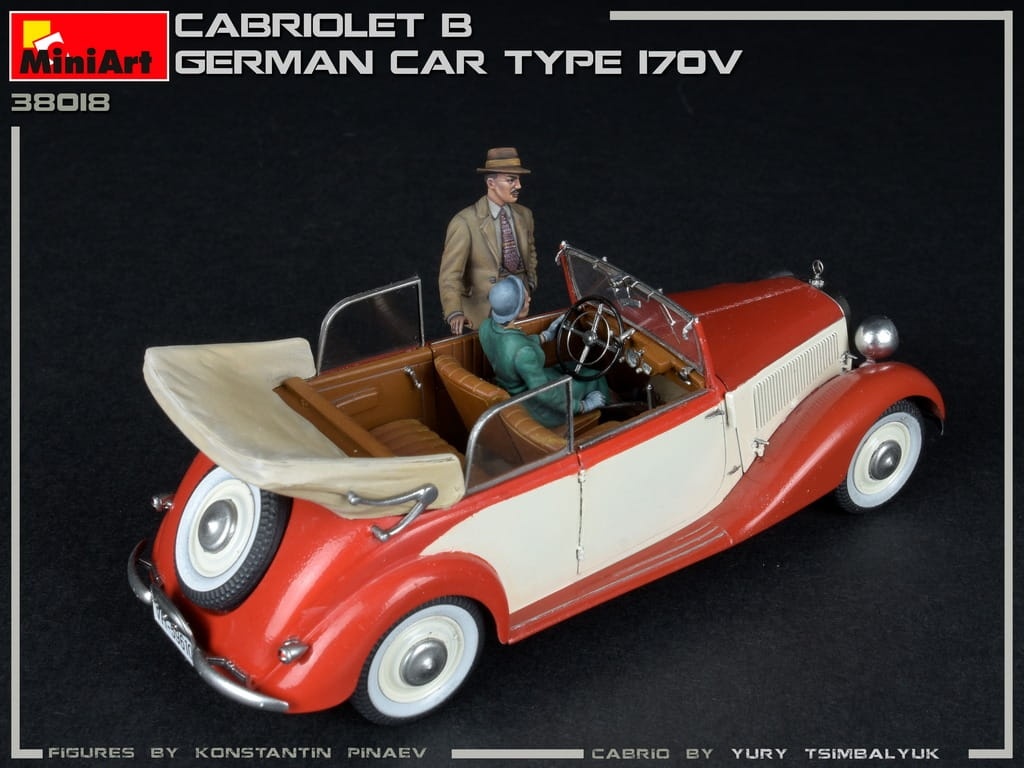 Zdjęcie dodatkowe produktu Cabriolet B German Car Type 170v 1:35 MiniArt 38018