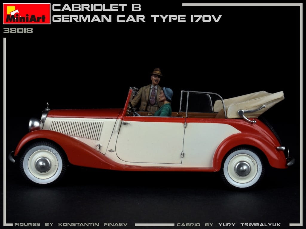 Zdjęcie dodatkowe produktu Cabriolet B German Car Type 170v 1:35 MiniArt 38018