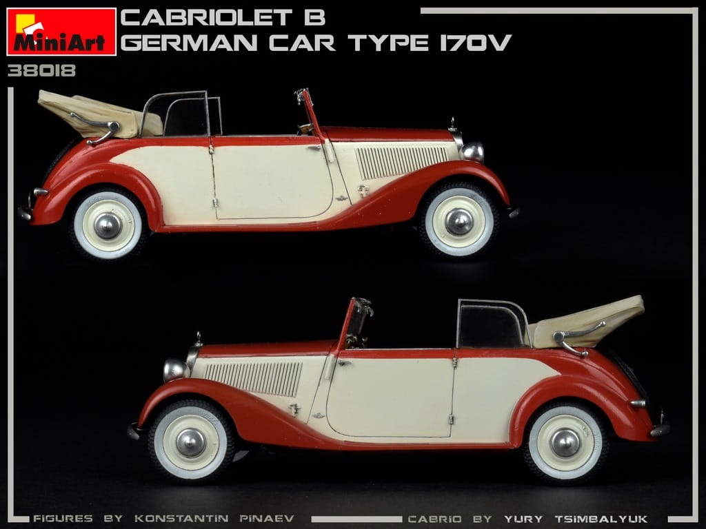 Zdjęcie dodatkowe produktu Cabriolet B German Car Type 170v 1:35 MiniArt 38018