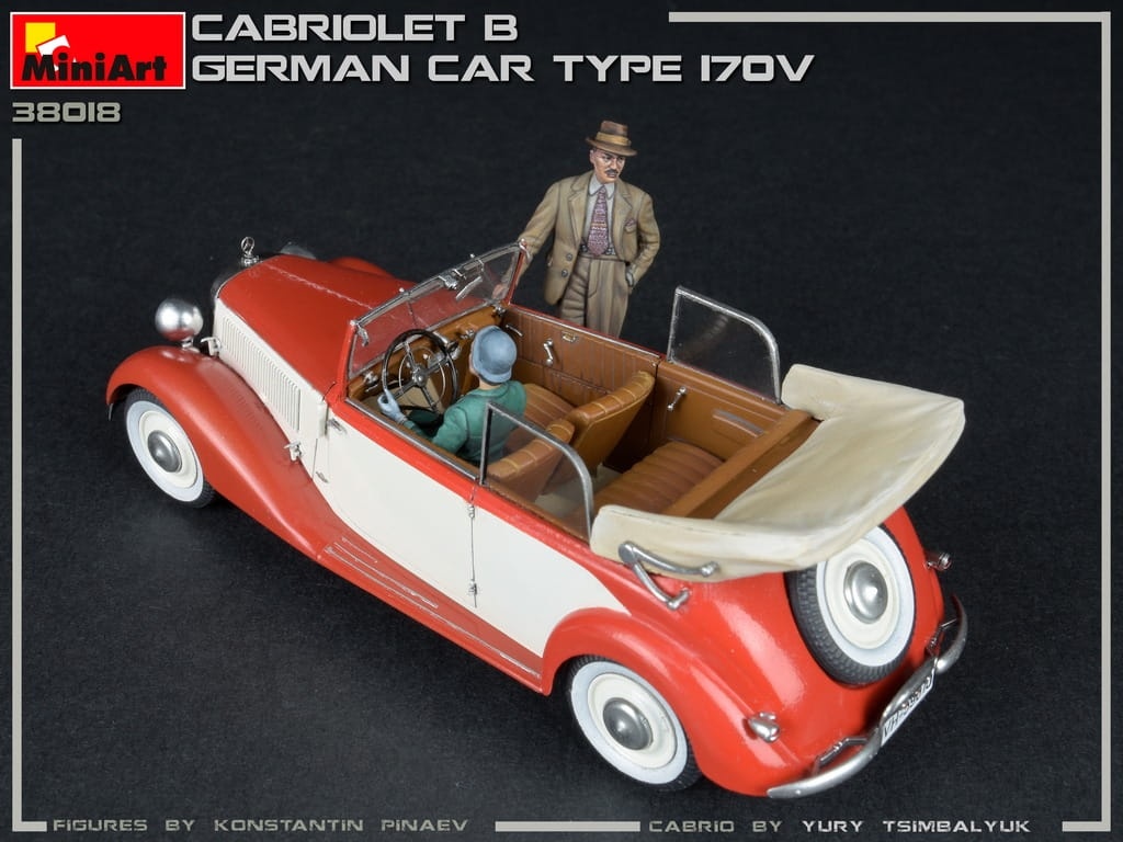 Zdjęcie dodatkowe produktu Cabriolet B German Car Type 170v 1:35 MiniArt 38018