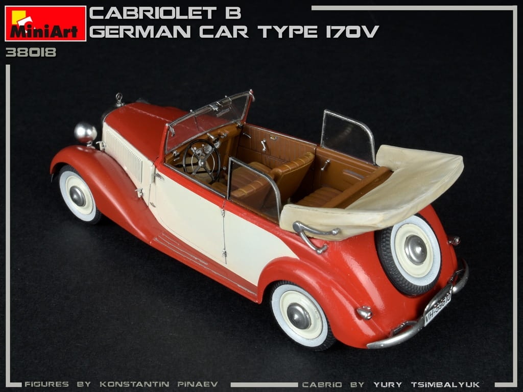 Zdjęcie dodatkowe produktu Cabriolet B German Car Type 170v 1:35 MiniArt 38018