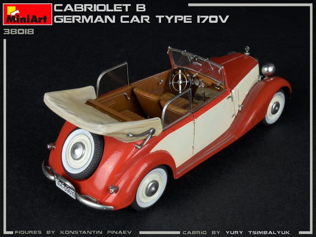 Zdjęcie dodatkowe produktu Cabriolet B German Car Type 170v 1:35 MiniArt 38018