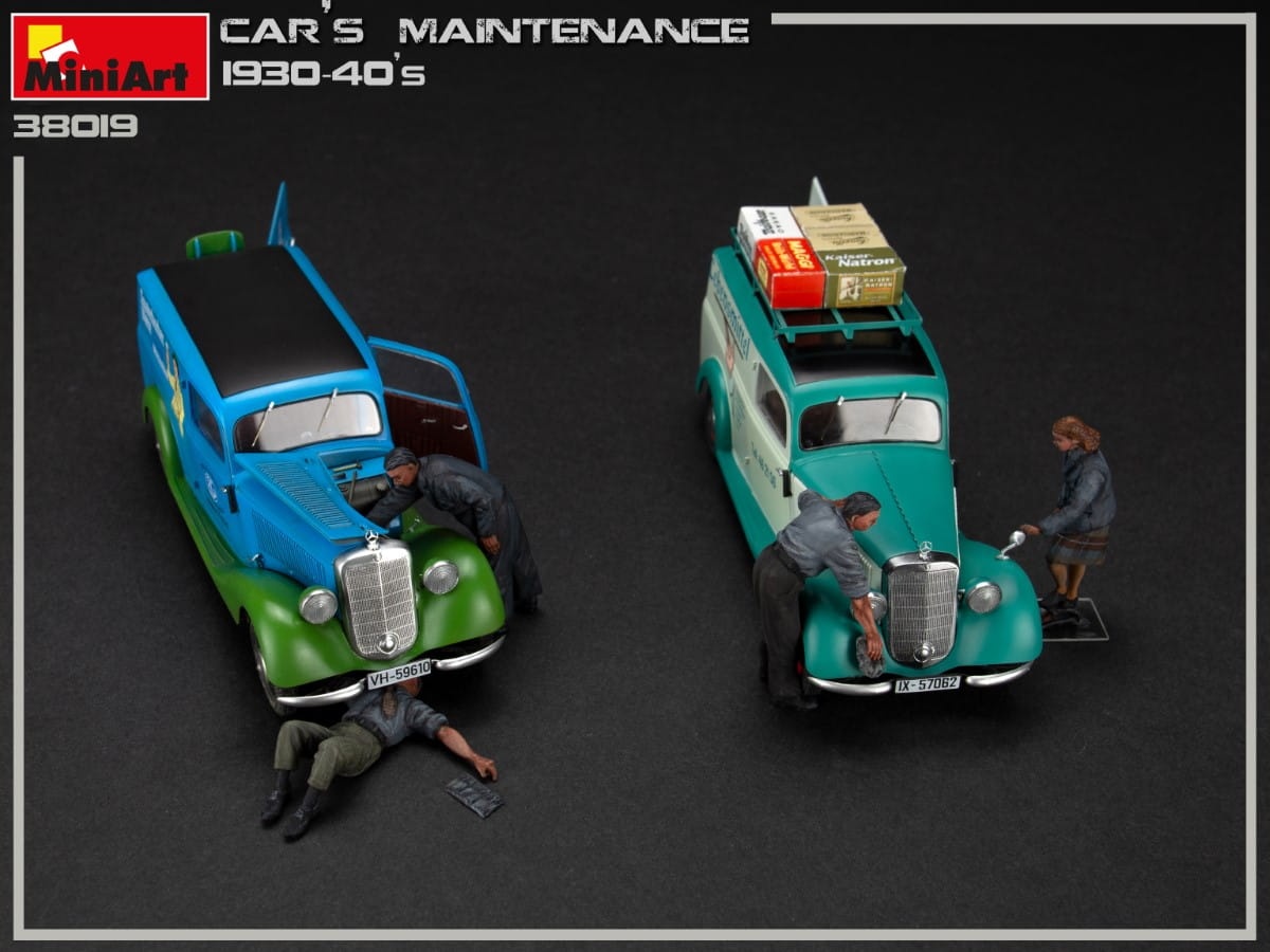 Zdjęcie dodatkowe produktu Car Maintenance 1930-40s 1:35 MiniArt 38019
