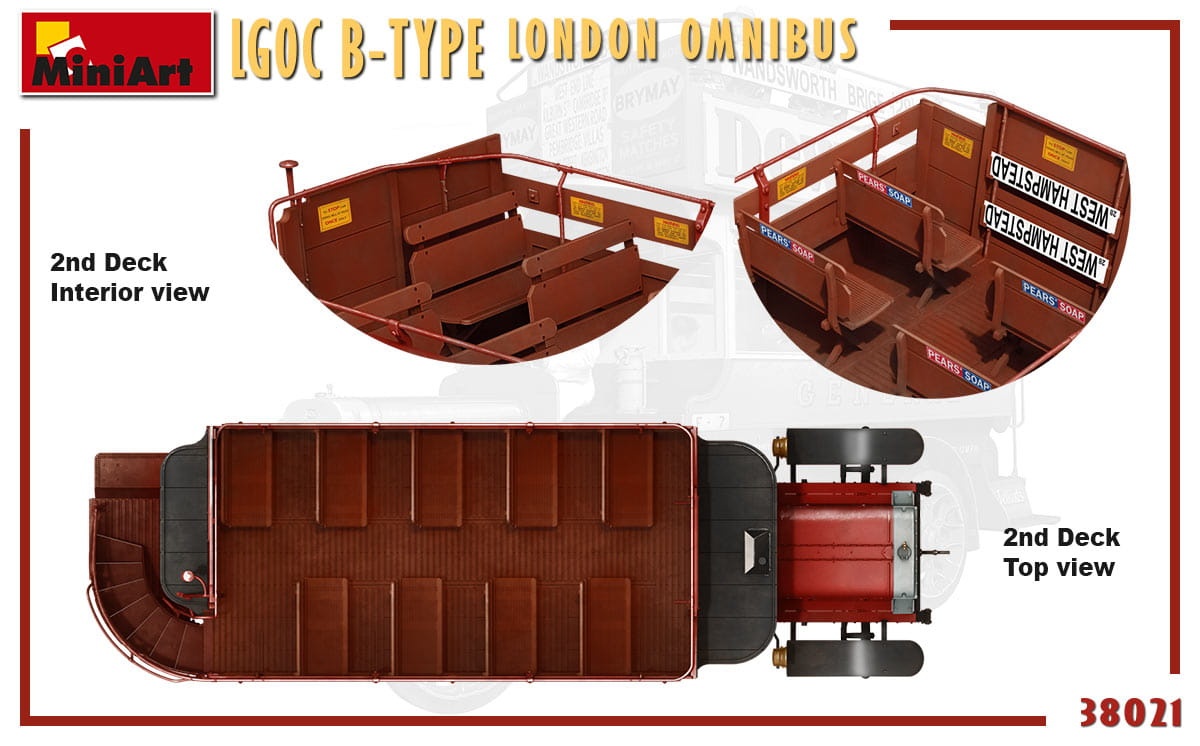Zdjęcie dodatkowe produktu Lgoc B-type London Omnibus 1:35 MiniArt 38021