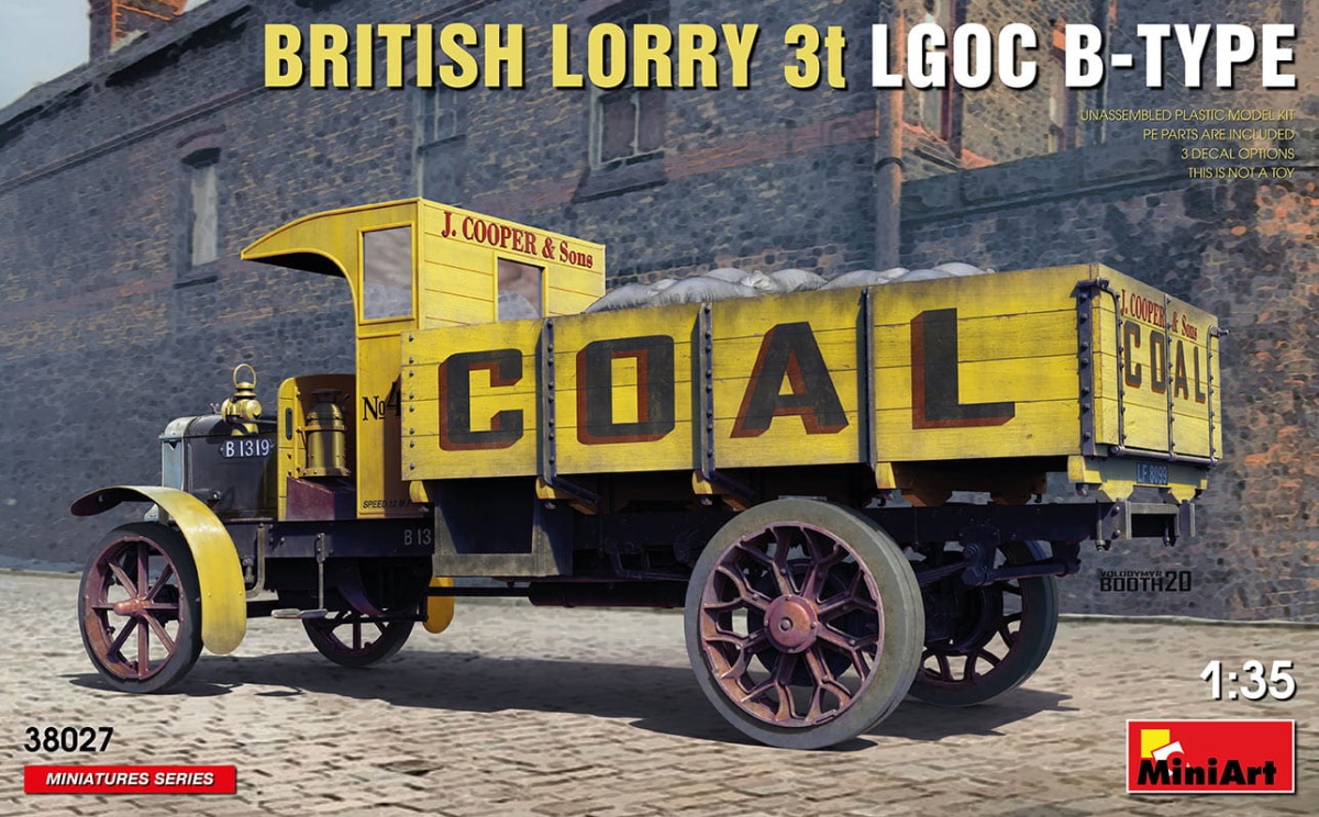 Zdjęcie główne produktu British Lorry 3t Lgoc B-type 1:35 MiniArt 38027