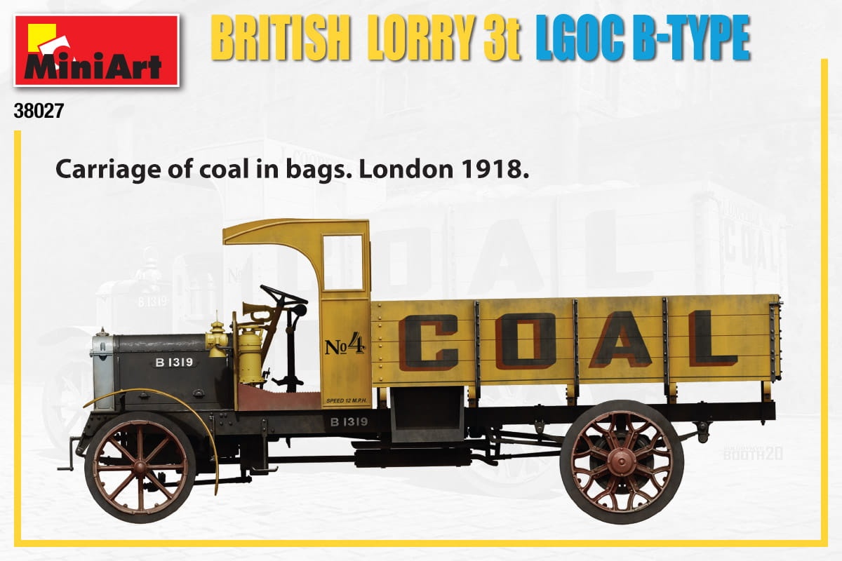 Zdjęcie dodatkowe produktu British Lorry 3t Lgoc B-type 1:35 MiniArt 38027
