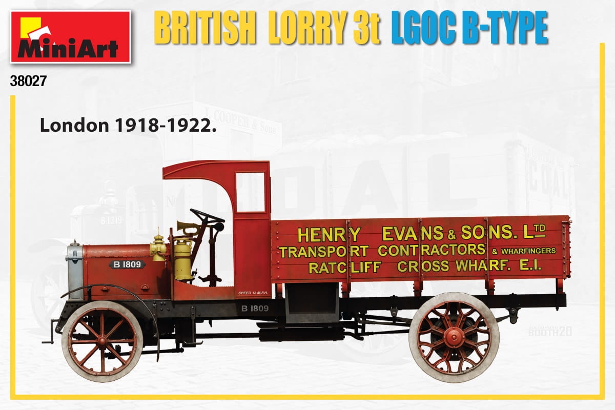 Zdjęcie dodatkowe produktu British Lorry 3t Lgoc B-type 1:35 MiniArt 38027