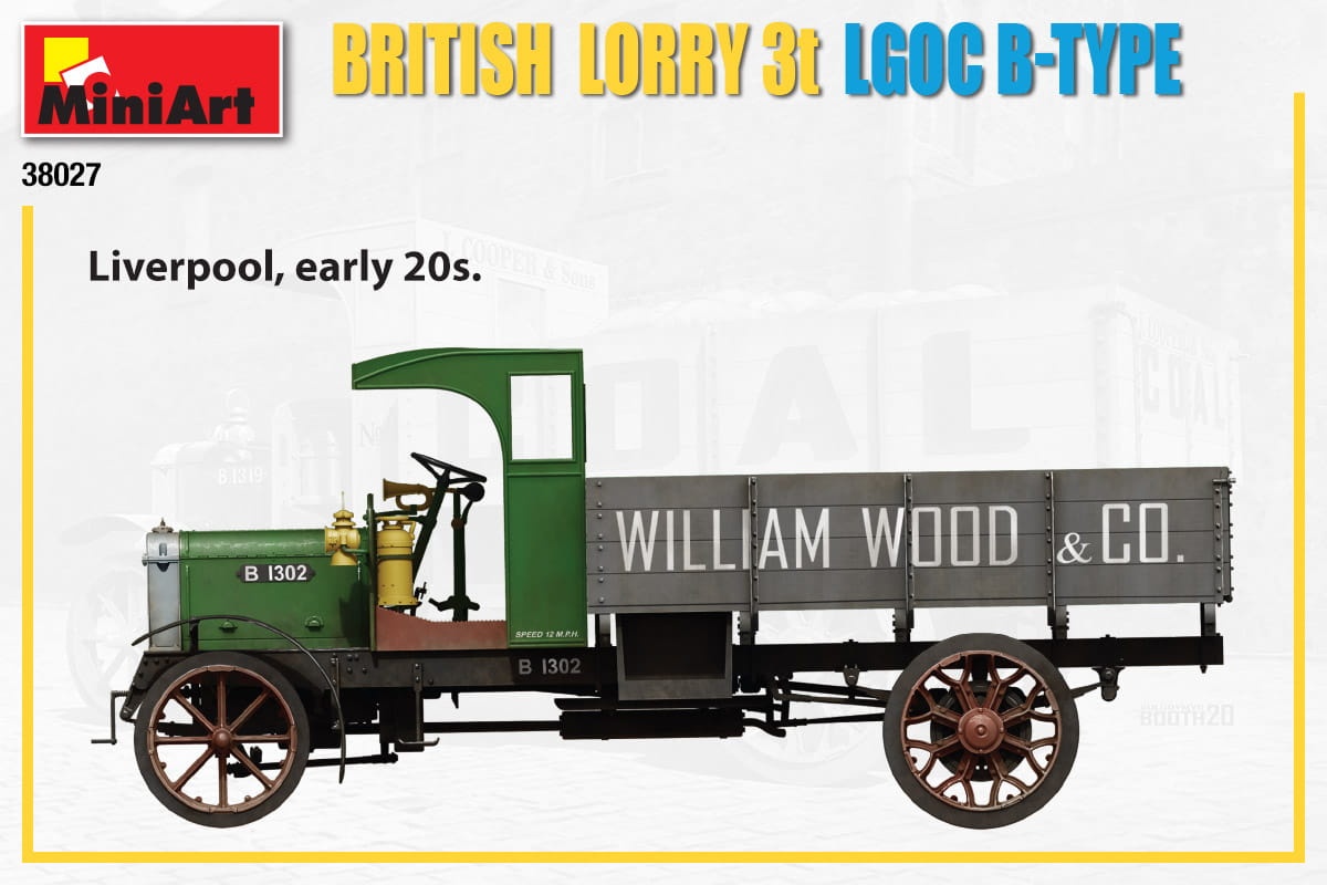 Zdjęcie dodatkowe produktu British Lorry 3t Lgoc B-type 1:35 MiniArt 38027