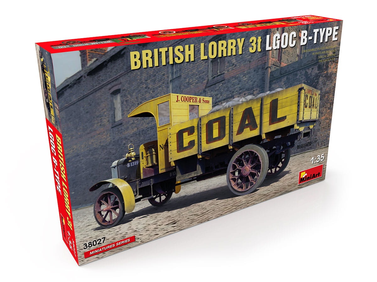Zdjęcie dodatkowe produktu British Lorry 3t Lgoc B-type 1:35 MiniArt 38027