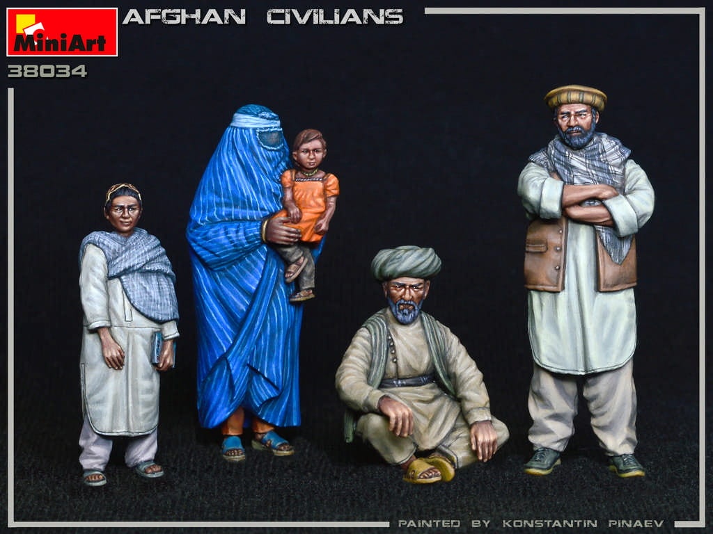 Zdjęcie dodatkowe produktu Afghan Civilians 1:35 MiniArt 38034