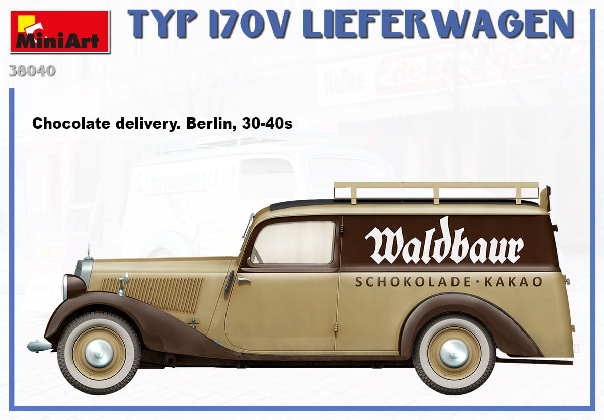 Zdjęcie dodatkowe produktu Typ 170v Lieferwagen 1:35 MiniArt 38040