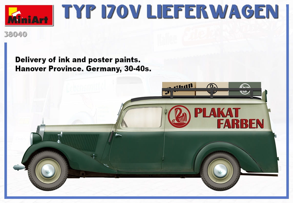 Zdjęcie dodatkowe produktu Typ 170v Lieferwagen 1:35 MiniArt 38040
