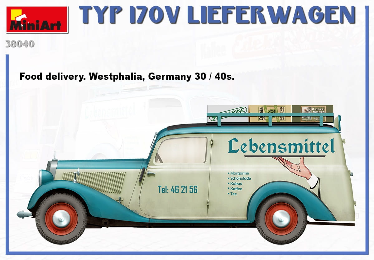 Zdjęcie dodatkowe produktu Typ 170v Lieferwagen 1:35 MiniArt 38040