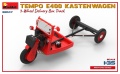 Zdjęcie dodatkowe produktu Tempo E400 Kastenwagen 3-wheel Delivery Box Track 1:35 MiniArt 38047