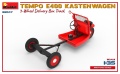 Zdjęcie dodatkowe produktu Tempo E400 Kastenwagen 3-wheel Delivery Box Track 1:35 MiniArt 38047