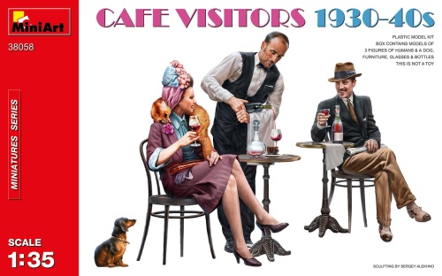 Cafe Visitors 1930-40s 1:35 MiniArt 38058