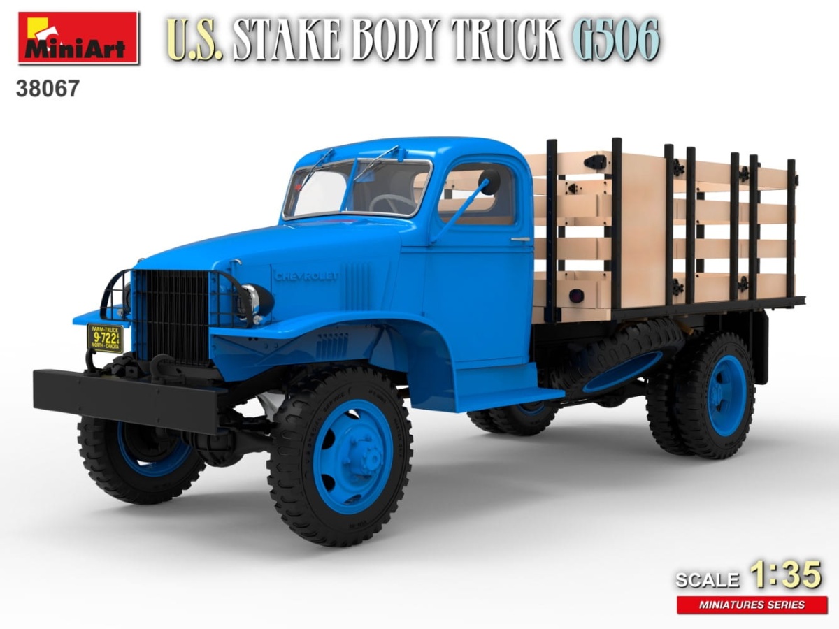 Zdjęcie dodatkowe produktu U.s. Stake Body Truck G506 1:35 MiniArt 38067