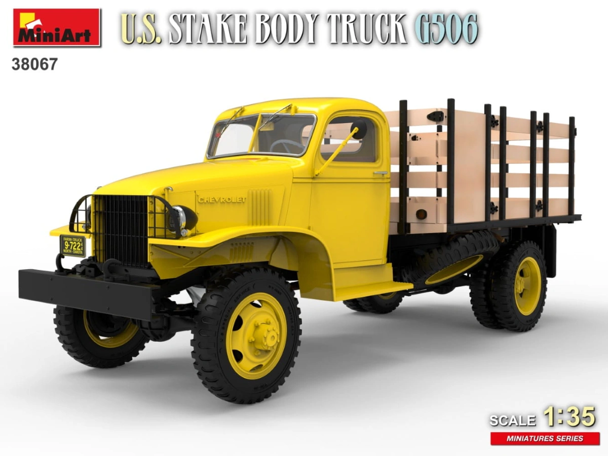 Zdjęcie dodatkowe produktu U.s. Stake Body Truck G506 1:35 MiniArt 38067