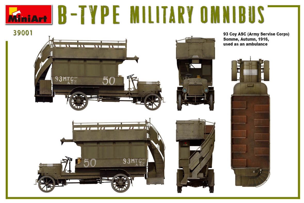 Zdjęcie dodatkowe produktu B-type Military Omnibus 1:35 MiniArt 39001