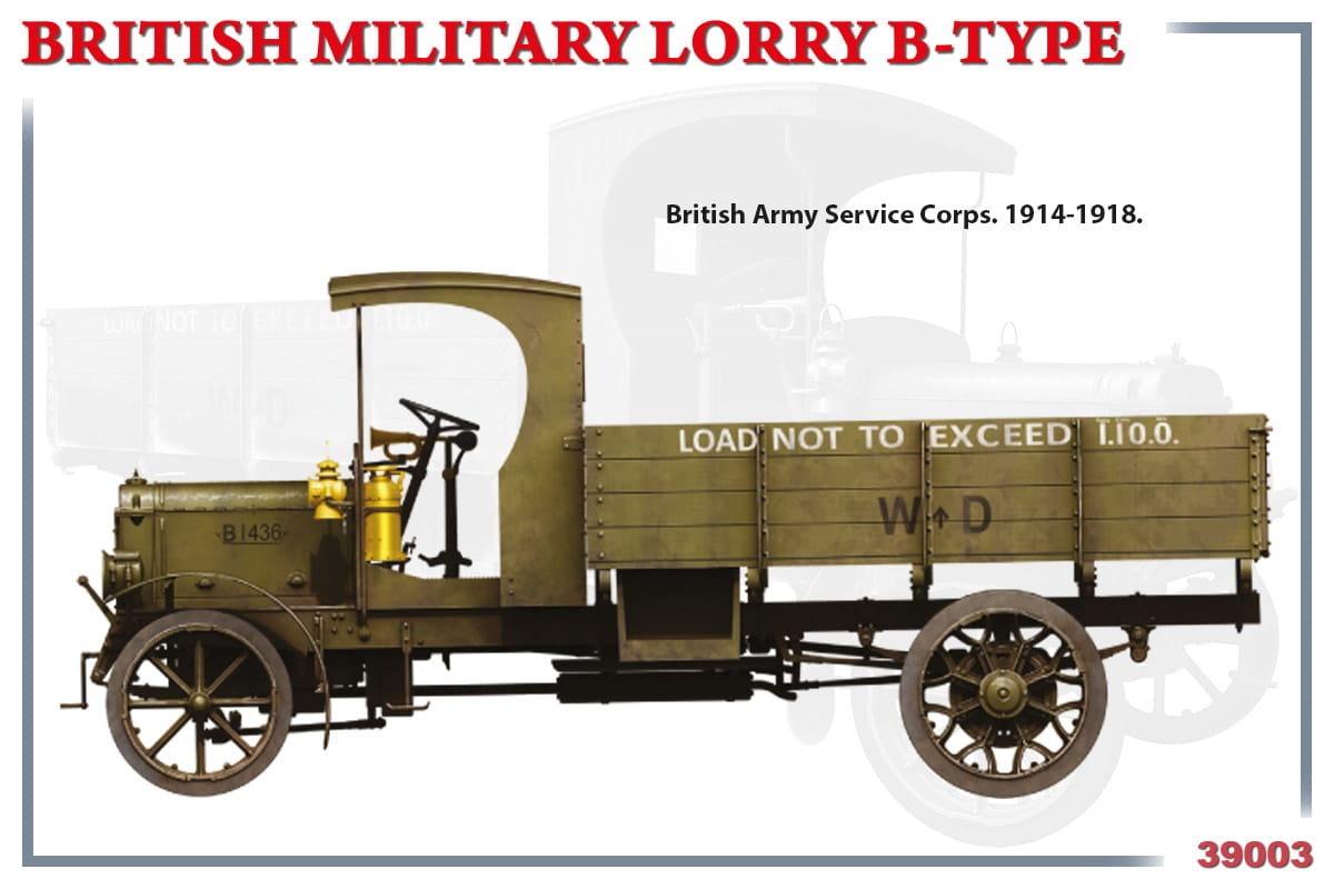 Zdjęcie dodatkowe produktu British Military Lorry B-type 1:35 MiniArt 39003