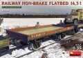 Zdjęcie główne produktu Railway Non-brake Flatbed 16,5 T 1:35 MiniArt 39004
