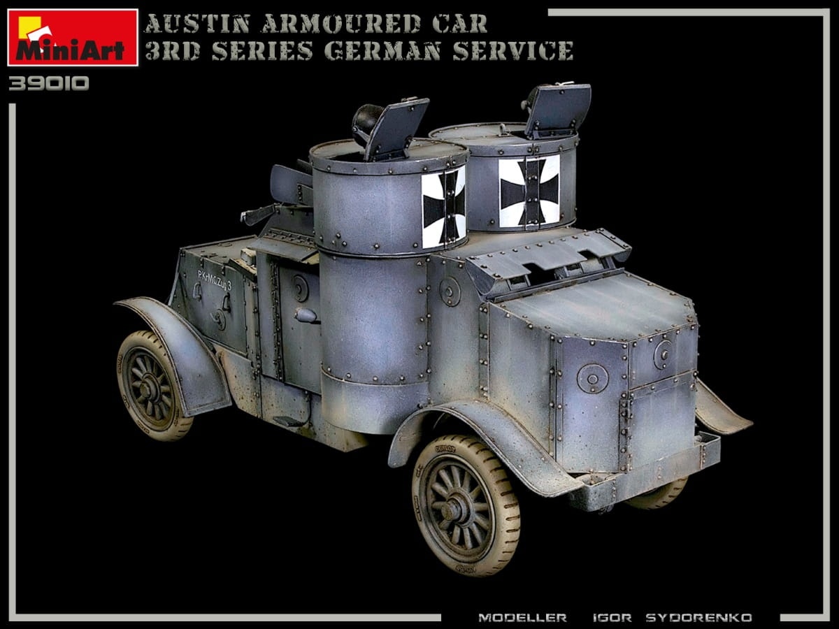 Zdjęcie dodatkowe produktu Austin Armoured Car 3rd Series: German, Austro-hungarian, Finnish Service. Interior Kit 1:35 MiniArt 39010