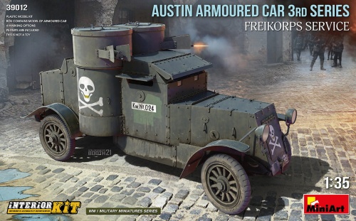 Austin Armoured Car 3rd Series: Freikorps Service. Interior Kit 1:35 MiniArt 39012