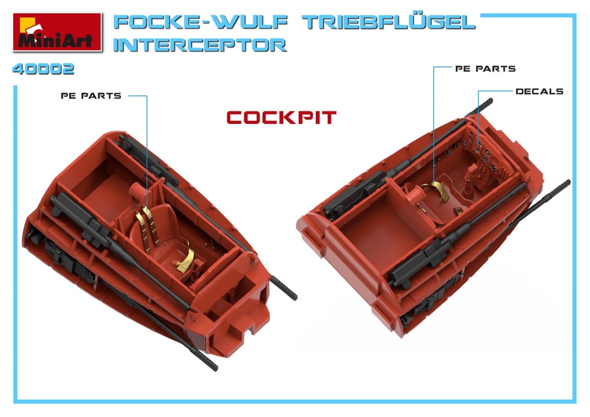 Zdjęcie dodatkowe produktu Focke Wulf Triebflugel Interceptor 1:35 MiniArt 40002