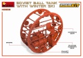 Zdjęcie dodatkowe produktu Soviet Ball Tank W/ Winter Ski. Interior Kit 1:35 MiniArt 40008