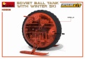 Zdjęcie dodatkowe produktu Soviet Ball Tank W/ Winter Ski. Interior Kit 1:35 MiniArt 40008