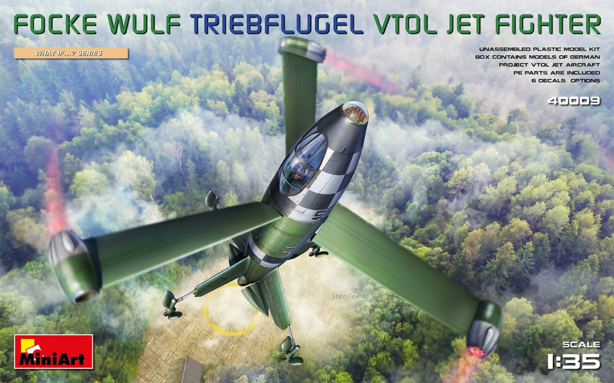 Zdjęcie główne produktu Focke Wulf Triebflugel Vtol Jet Fighter 1:35 MiniArt 40009