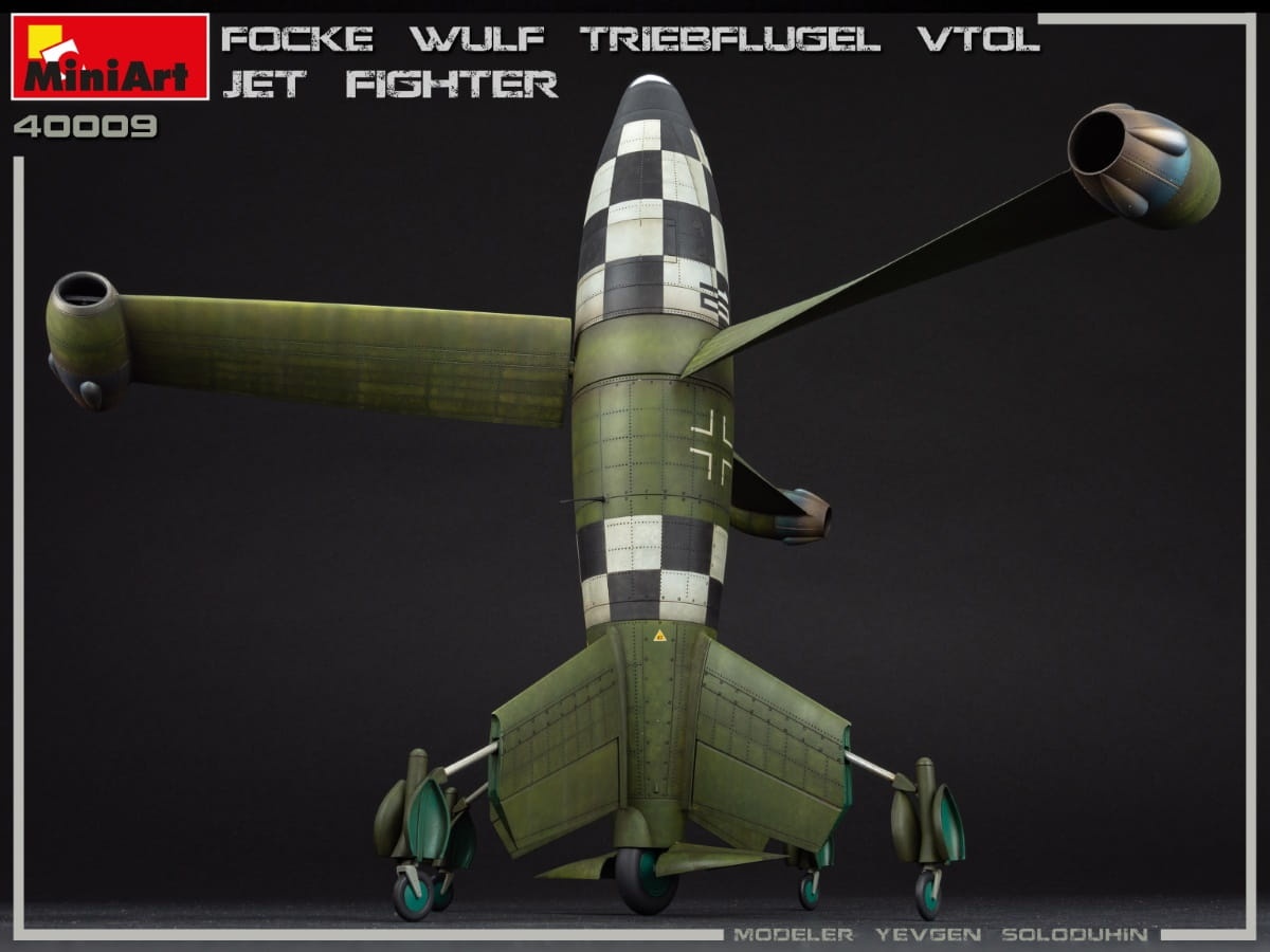 Zdjęcie dodatkowe produktu Focke Wulf Triebflugel Vtol Jet Fighter 1:35 MiniArt 40009
