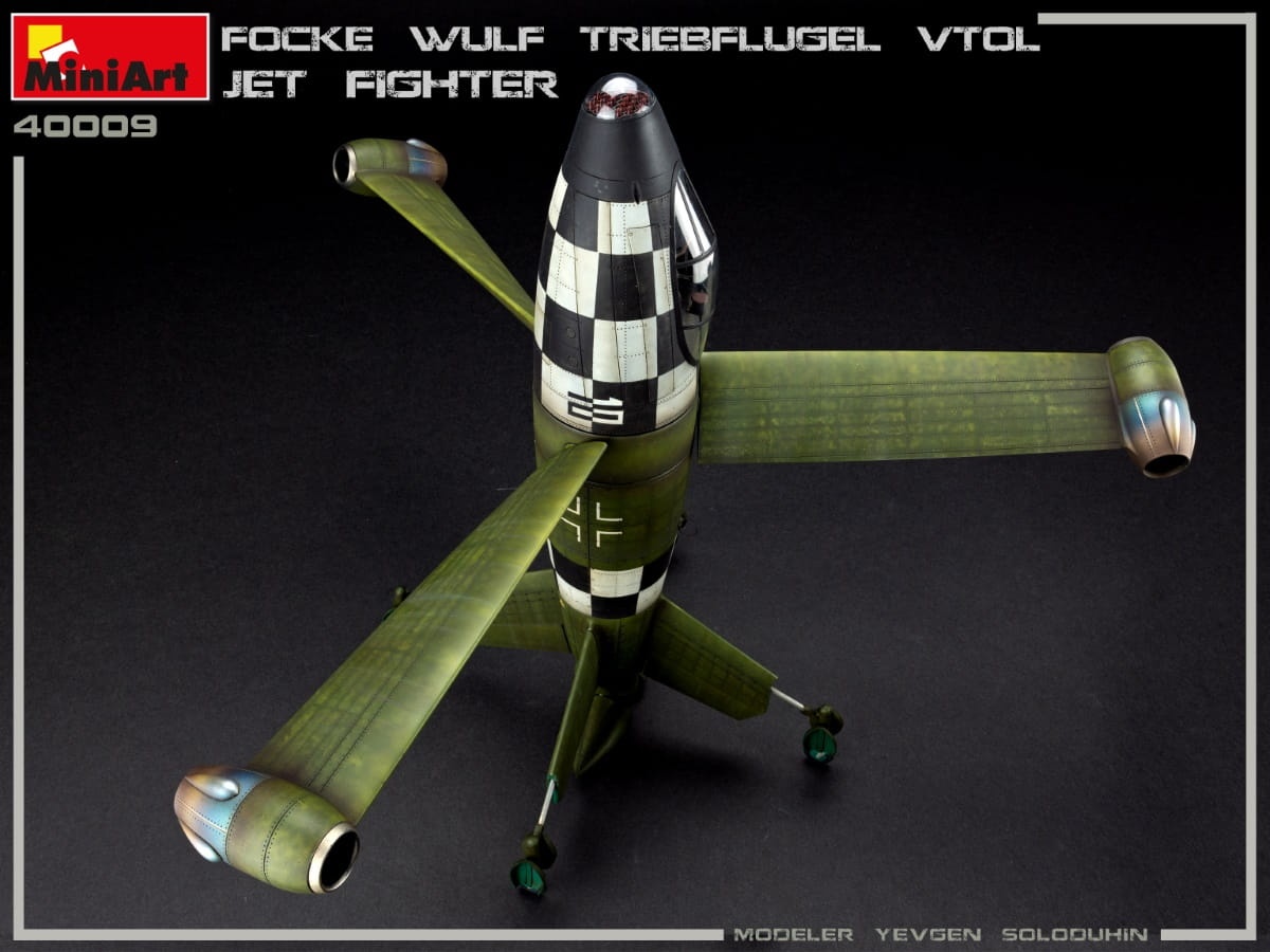 Zdjęcie dodatkowe produktu Focke Wulf Triebflugel Vtol Jet Fighter 1:35 MiniArt 40009