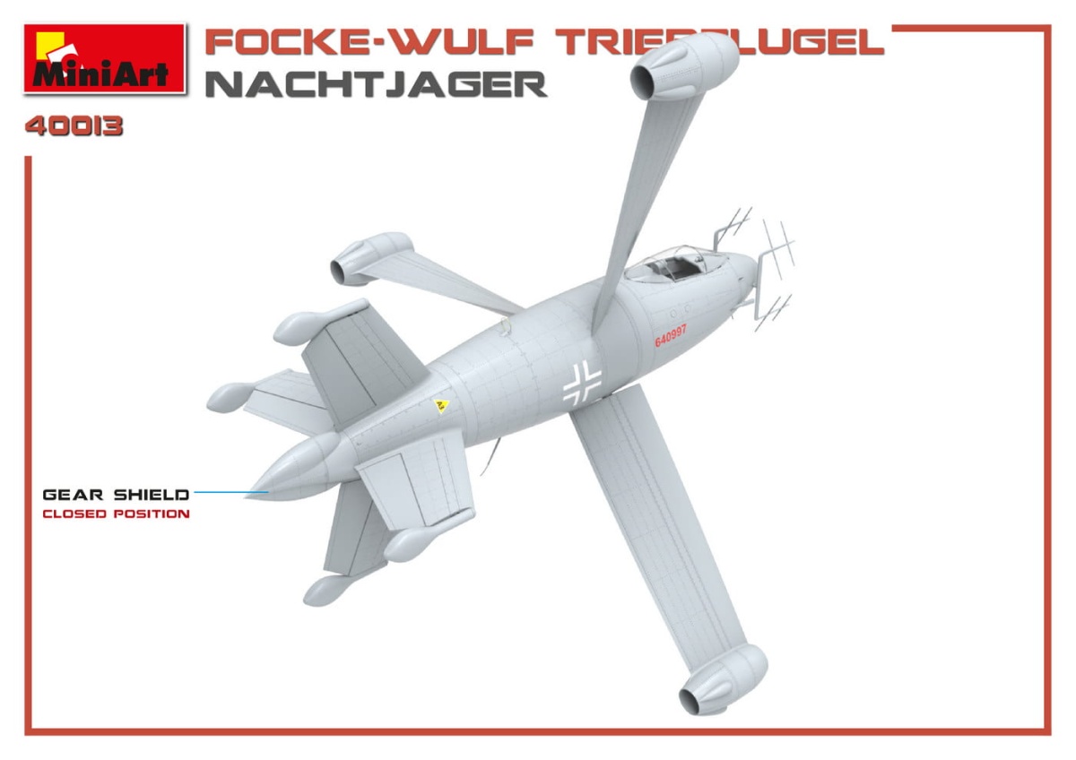 Zdjęcie dodatkowe produktu Focke Wulf Triebflugel Nachtjager 1:35 MiniArt 40013