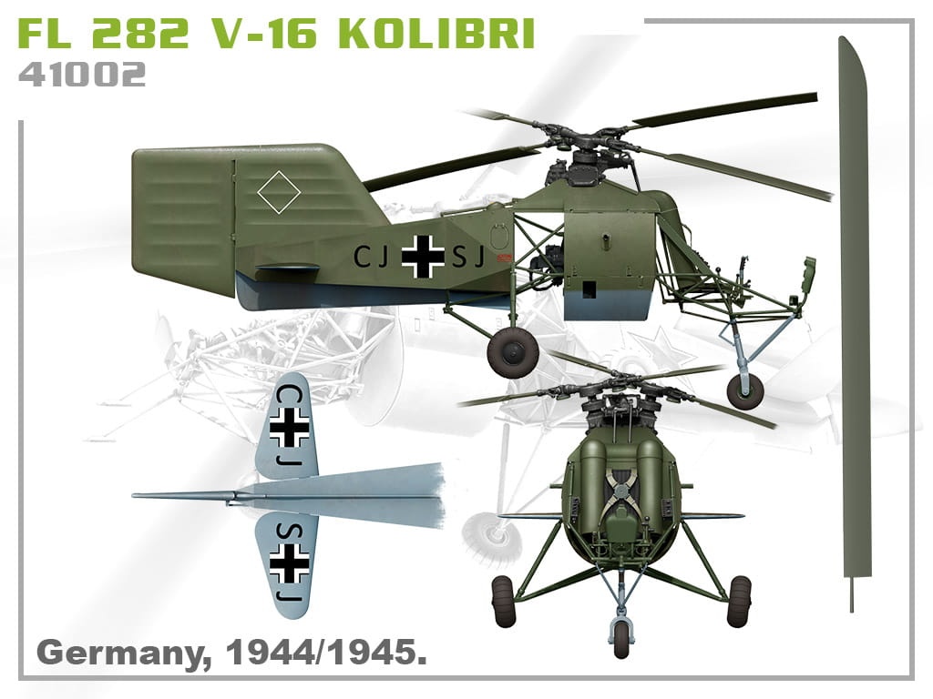 Zdjęcie dodatkowe produktu Fl 282 V-16 Kolibri 1:35 MiniArt 41002