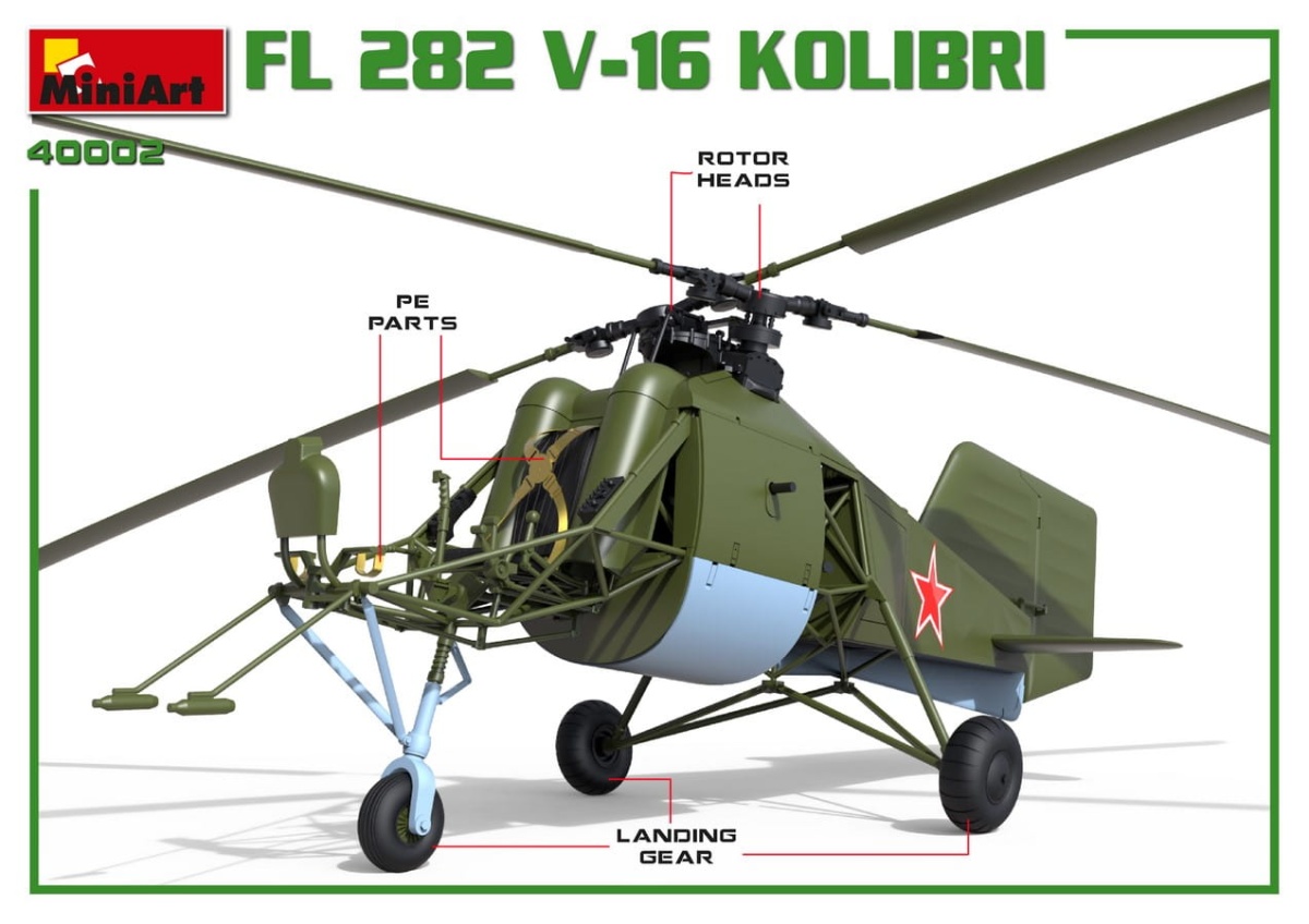 Zdjęcie dodatkowe produktu Fl 282 V-16 Kolibri 1:35 MiniArt 41002