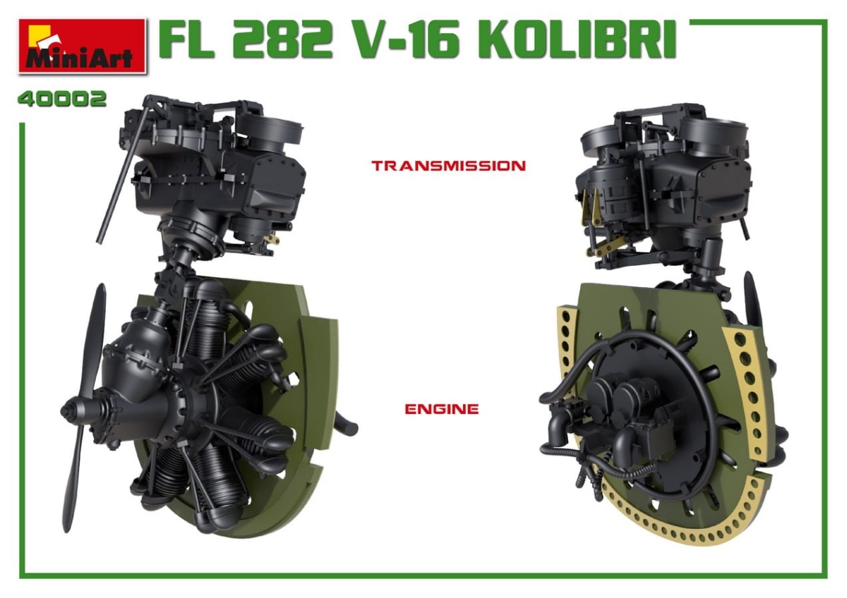 Zdjęcie dodatkowe produktu Fl 282 V-16 Kolibri 1:35 MiniArt 41002