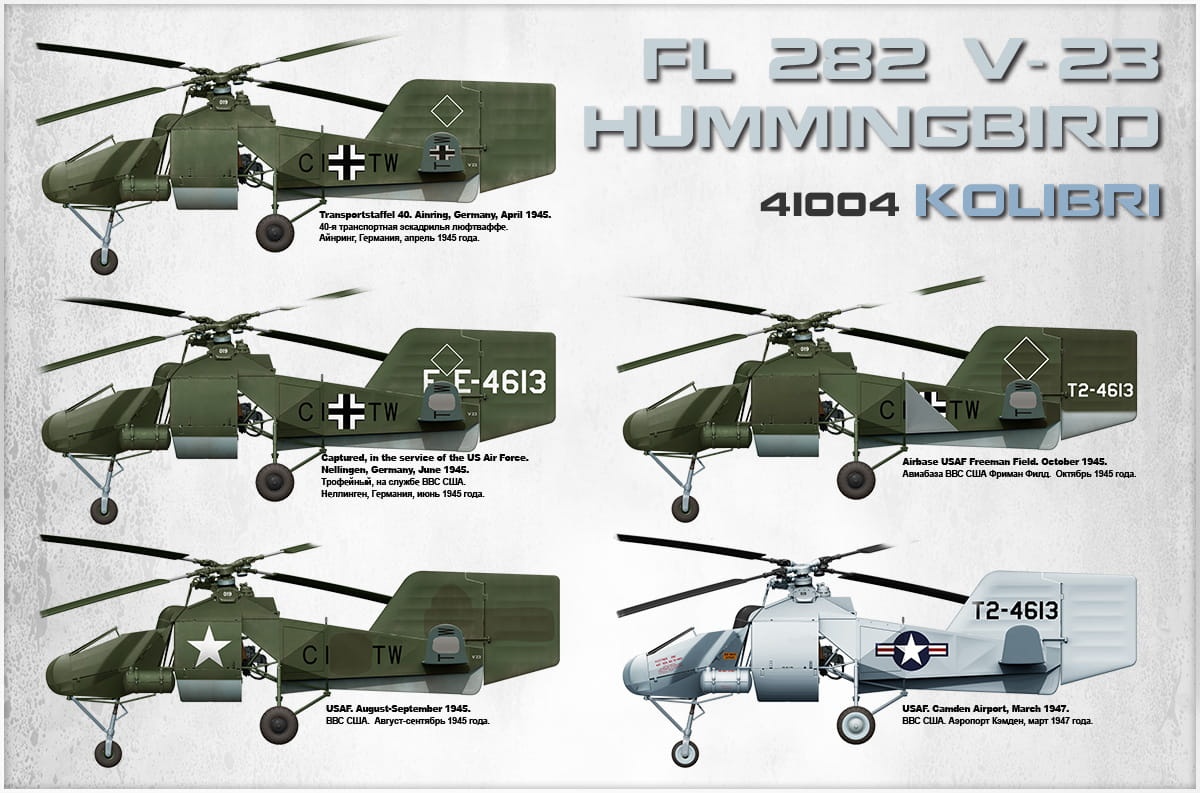 Zdjęcie dodatkowe produktu Fl 282 V-23 Hummingbird (kolibri) 1:35 MiniArt 41004