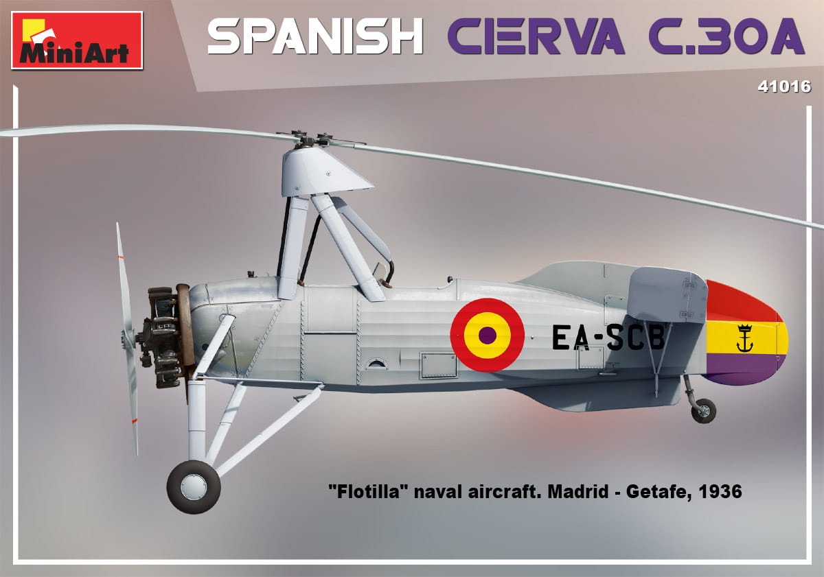 Zdjęcie dodatkowe produktu Spanish Cierva C.30a 1:35 MiniArt 41016