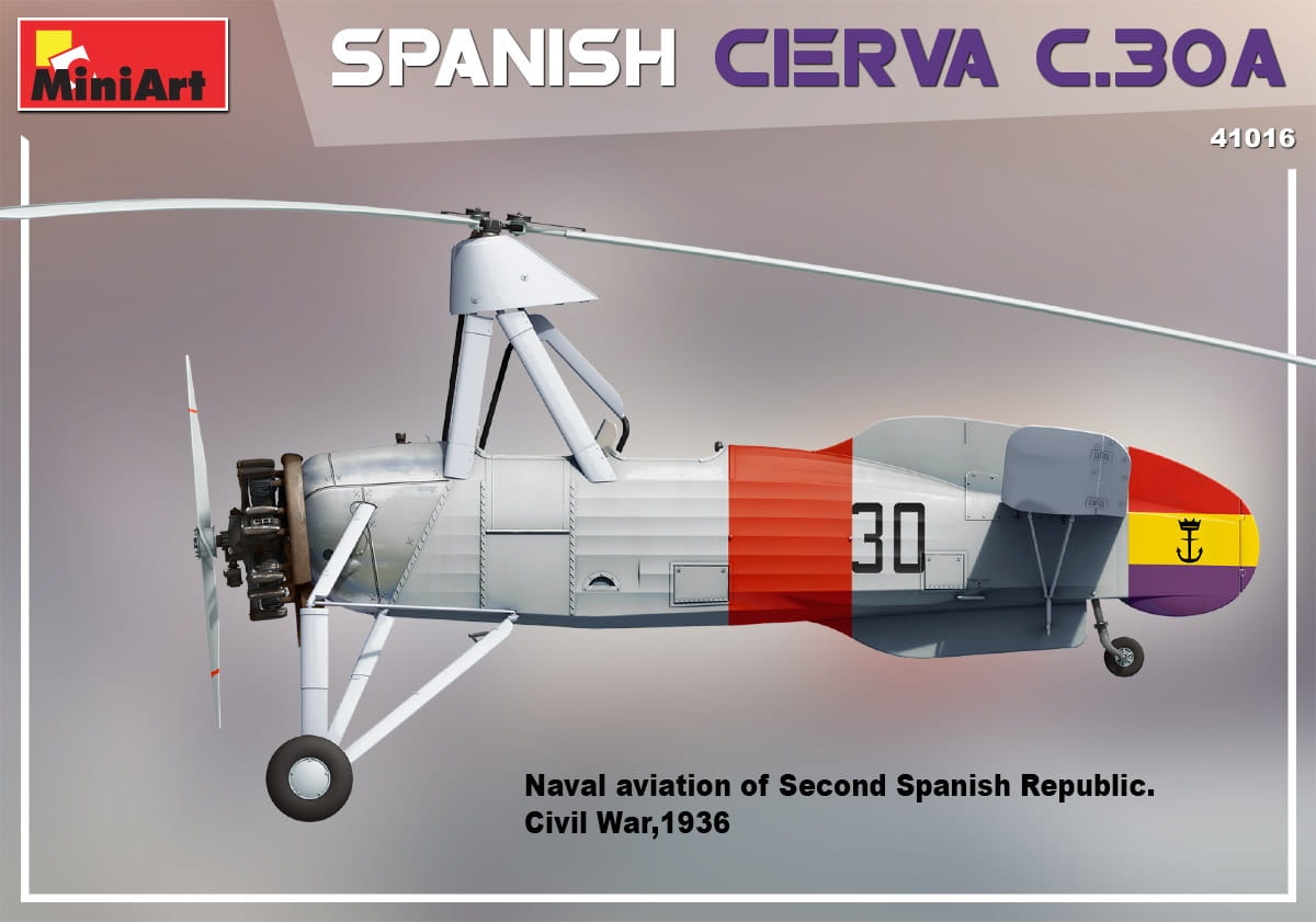 Zdjęcie dodatkowe produktu Spanish Cierva C.30a 1:35 MiniArt 41016