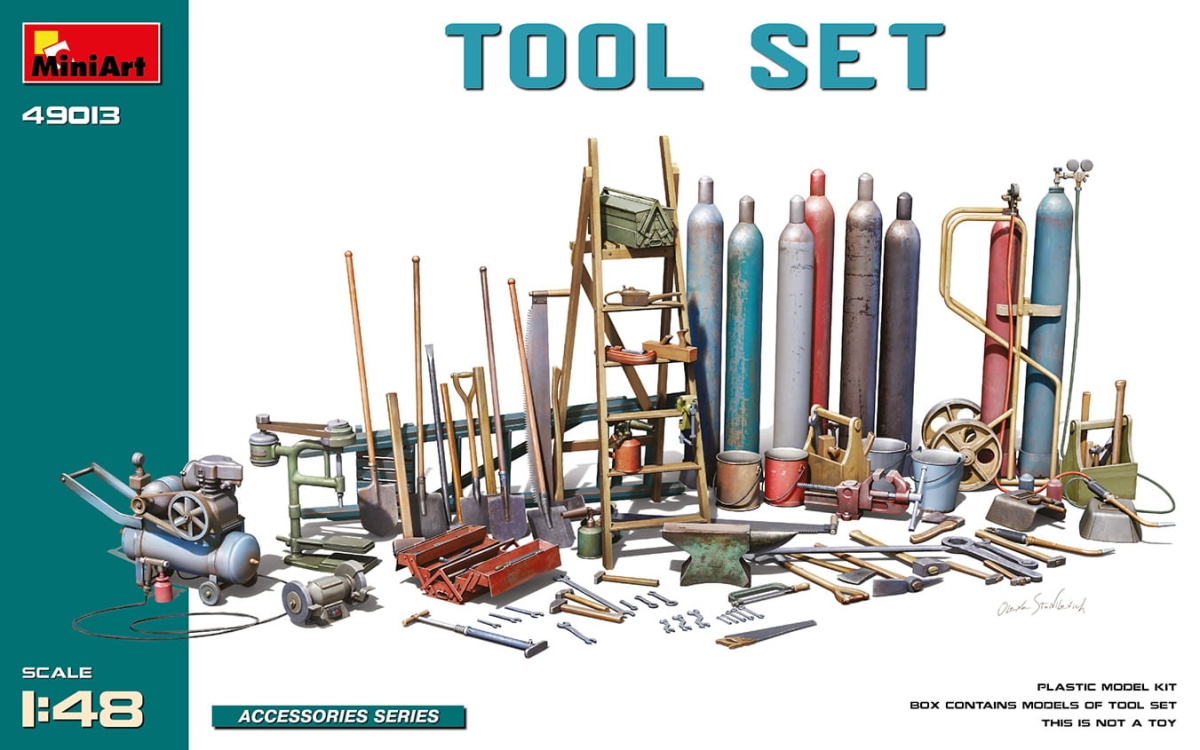 Zdjęcie główne produktu Tool Set 1:48 MiniArt 49013