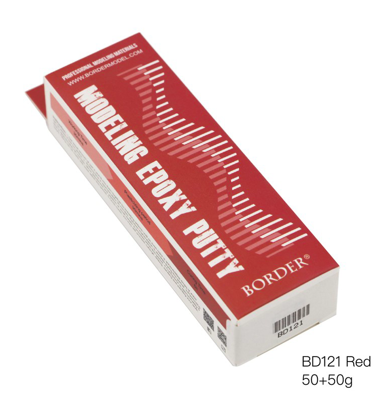 Zdjęcie główne produktu Modeling Epoxy Putty Red (50g + 50g) Border Model BD0121