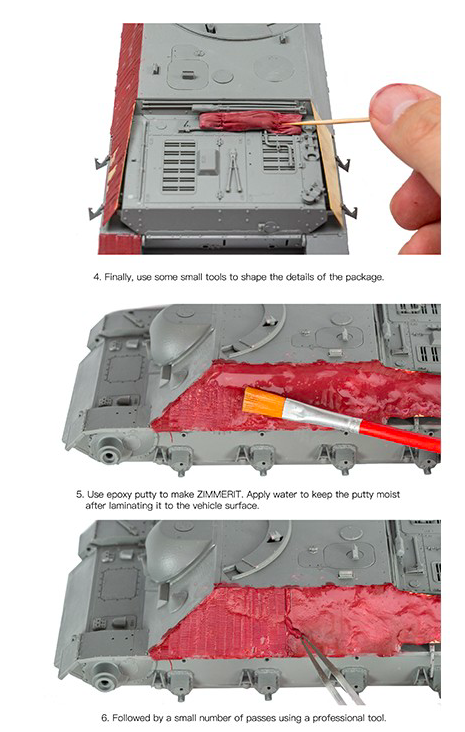 Zdjęcie dodatkowe produktu Modeling Epoxy Putty Red (50g + 50g) Border Model BD0121