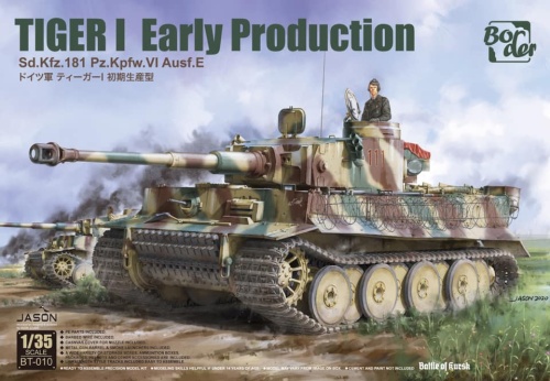 Tiger I Early Production Sd.Kfz.181 Pz.Kpfw.VI Ausf.E 1:35 Border Model BT010