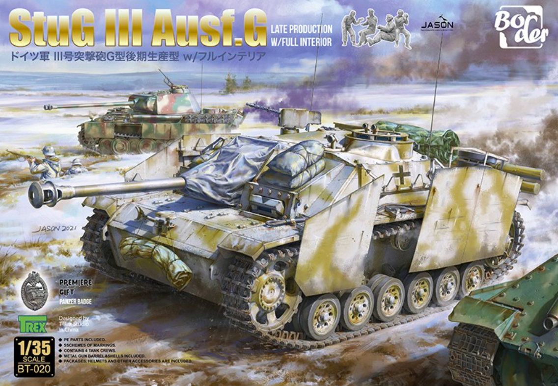 Zdjęcie główne produktu StuG III Ausf. G Late w/ Full Interior 1:35 Border Model BT020