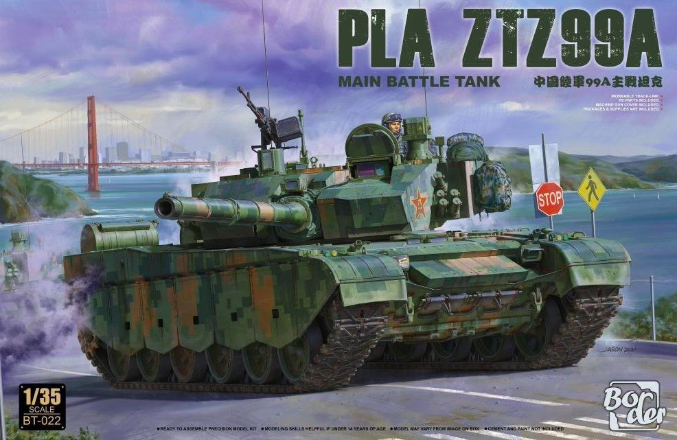 Zdjęcie główne produktu PLA ZTZ99A MBT 1:35 Border Model BT022