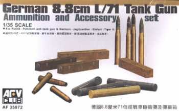 8.8cm L-71 Ammunition and Accessories 1:35 AFV Club 35072