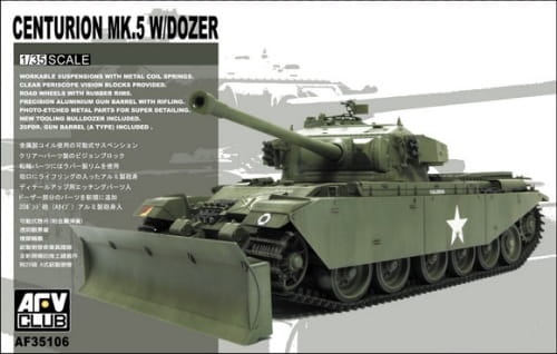 Zdjęcie główne produktu Centurion Mk.5 w/ Dozer 1:35 AFV Club 35106